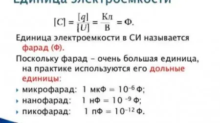 Что такое электрическая емкость и в чем она измеряется