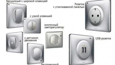 Серии розеток и выключателей Legrand — подробный обзор