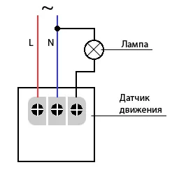 Как подключить датчик движения для освещения?