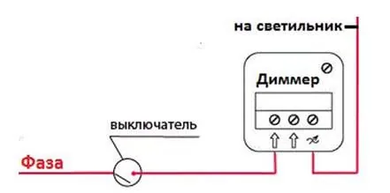Как подключить проходной диммер?