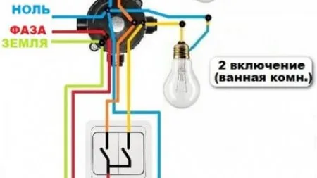3 варианта подключения блока розеток